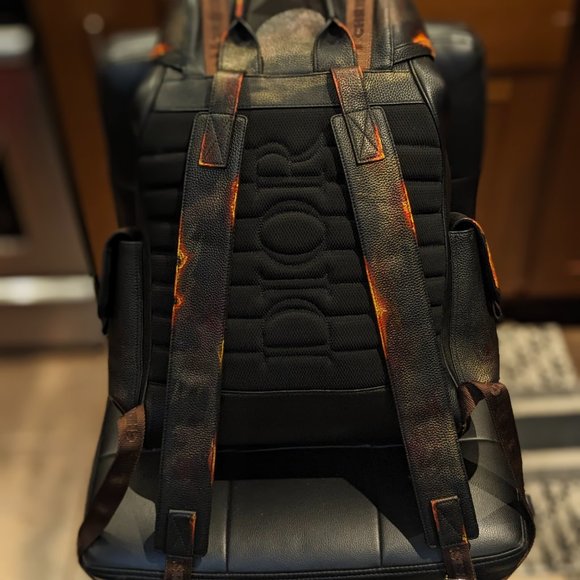 NWT AUTH HIT THE ROAD MENS BACKPACK CACTUS JACK X DIOR LEATHER LARGE DEADSTOCK - Picture 6 of 16